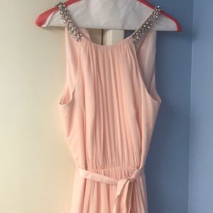 Blush Champagne Pink Bridesmaids Dress